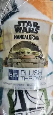 Star Wars Mandalorian 60 × 72 Big One Oversized Super Soft Plush Throw SEALED