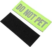 Totority 2Pcs Reflective Service Dog Patches Durable Nylon Stickers for Harnesses Vests Safety Tags for Dogs for Night Use for Service Dog Identification
