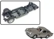 Scalextric Chassis Underpan Front Wheels Tyres For Aston Martin DB5 James Bond