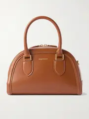 [MCQUEEN] MCQUEEN - Birdee Boston Small Leather Tote - Light brown - One size One size Brown