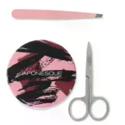 JAPONESQUE Brow Kit 3 Piece Set Mirror Tweezers Scissors