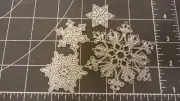 Universal Die Cut Tool Thin Metal Emboss Christmas Winter snowflake 4 snow ski