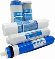 Purerrific 5 Stage RO Water Filter Cartridge Replacement Pack Reverse Osmosis Home System
