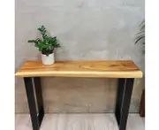 [Free Shipping]MANGO TREES "Bungalow" Console Table Hall Table Live Edge 120cm - Natrual