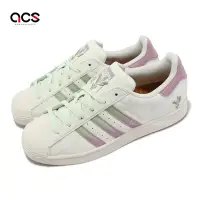 在飛比找Yahoo奇摩購物中心優惠-adidas 休閒鞋 Superstar W 女鞋 白 粉 