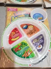 MyPlate.gov - 5 Food Groups Kid's Choose My Plate Sectional Plate
