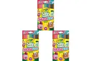 3x 10pc Crayola Silly Scents Smash Ups Twistables Slim Preschool Kids 3y+