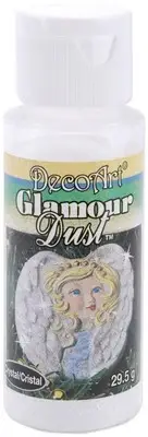 Decoart Glamour Dust Glitter 1.04oz-Crystal GLAMDUST-DAS37