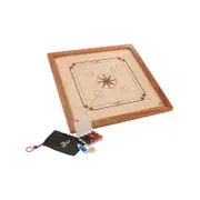 84x84cm Plywood Carrom Board with 74x74cm Internal Playing Area