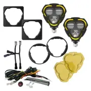 KC HiLiTES FLEX ERA 3 Fog LED Light Pods 2-Light Kit Jeep Aftermarket Bumpers (for: Jeep)