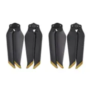 8743F Low Noise Propellers For Dji Mavic 2 / Zoom Drone Pairs Orange Gold Camera Drone Accessories
