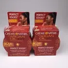 Creme of Nature Argan Oil Perfect Edges Control Hair Gel 2.25 Oz (63.7g) QTY 2