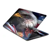 Skin Decal Wrap for MacBook Pro 13" Retina Touch USA Bald Eagle in Flag