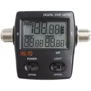RS-70 Digital SWR/Watt Meter 1.6-60MHz 200W for Two-Way Radio Testing SWR Power