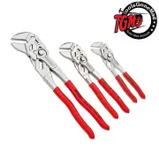 KNIPEX ADJUSTABLE PLIERS WRENCH 3PC SET GLAND SPANNER 8603250 8603180 8603150