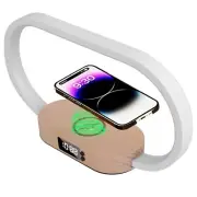 Bedside Lamp with USB Port, Bedroom Lamp with 10W Fast Wireless