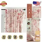 Elegant 100% Cotton Terracotta Curtains 50" W x 108" L - Light Filtering Drapes