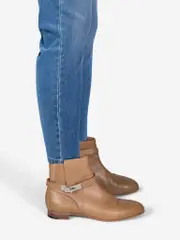 Brown Leather Neo Ankle Boots