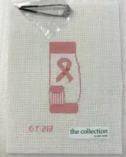 Sallie Luedtke Hand Painted Needlepoint Canvas For The Cure GT-212 Pink Golf Bag