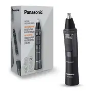 Panasonic Cordless Nose Ear Men's Hair Trimmer W/ Vortex Cleaning System, Black