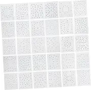 Unique Snowflake Nail Decals 30 Sheets Creative Christmas Manicure Sticker Pack
