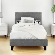 Artiss Bed Frame - Queen, Double, Single, King Single - Mattress Base Wooden Fabric Leather