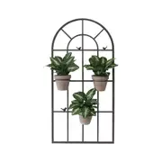 French Window Wall Art W Removeable 15cm Dia Potholders 65x130cm