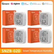 SONOFF Zigbee Smart Temperature Humidity Sensor SNZB-02D Large LCD Remote Real-t