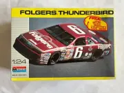 Monogram #6 Folgers Thunderbird #2928 1/24 Scale Plastic Model Car Kit