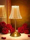 LED Touch Sensor Desktop Night Light Rechargeable Wireless Reading Table Lamp