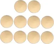HOODANCOS DIY Engraving Coins 10pcs Metal Blanks Challenge Coins for Jewelry Decorations Collectables Coins