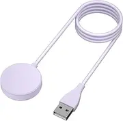 Tobfit Charging Cable Charger for Samsung Galaxy Watch 7/7 Ultra/6/6 Classic/FE/5 Pro/5/4/4 Classic/3Active 2/Active, USB Charging Cable for Sm-R500 Sm-R830 Sm-R820 Sm-R840 (Purple)