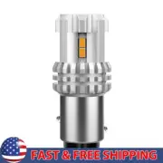 1157 BAY15D Car LED Turn Signal Backup Reverse Light DRL Bulbs Amber Lamp 2/10x (for: Audi)