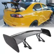 46'' Adjustable Rear Trunk Spoiler Wing Gloss Black For Mitsubishi Lancer EVO (for: Mitsubishi)