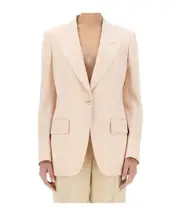 Tom Ford Single-Breasted Long-Sleeved Jacket IT40 Light Blush
