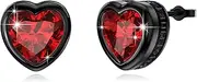 [YueYuan] Viking Earrings 925 Sterling Silver Nordic Viking Jewellery Men's Viking Rune Earrings Men Gifts Women Gifts Shape: Heart, one size, Sterling Silver, Cubic Zirconia