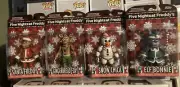 FNAF Christmas Holiday 2023 Five Nights At Freddy's Action Figures Set of 4