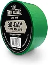 Ram Board Edge Tape - 90-Day Clean Removal - No Residue Anchoring Tape - 2" x 164'