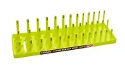 Hansen Global 38073 3/8" Dr. 3-Rail SAE Socket Organizer
