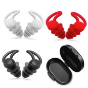 3 Pairs Ear Plugs for Sleeping Noise Reduction Silicone Sleep Earplugs