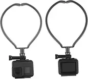 QUMIIRITY Phone Suction Holder Neck Phone Holder Plastic Camera Stabilizer Recording Bracket Mobile Clamp