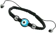 [LZD] Evil Eye Good Luck Bracelet Glass Colors Adjustable Size Nylon Cord