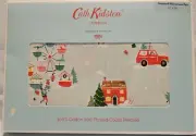 Cath Kidston Pillowcase Christmas Snow Day London 2pc Set Holiday Standard 21x28