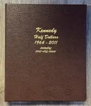 Dansco Album 8166 US Kennedy Half Dollar Coin + Proofs 1964-2011 UNUSED JBS