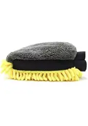 3-in-1 Car Wash Microfiber Double Sided Chenille & Coral Velvet Washing Mitt