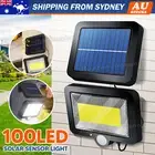 100 Led Solar Sensor Lights Light Motion Detection Security Garden Flood Lamp AU
