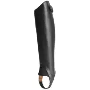 Ariat Close Contour Smooth Leather Half Chaps, Black, Unisex