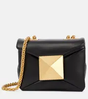 [Valentino Garavani] Valentino Garavani One Stud Micro leather crossbody bag One Size gold