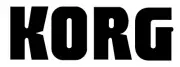 Korg Music Vinyl Decal Sticker 150mm Wide