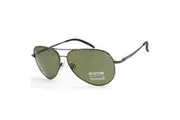 Serengeti Carrara Shiny Gunmetal/Green 555nm Polarised Men's Sunglasses 8294